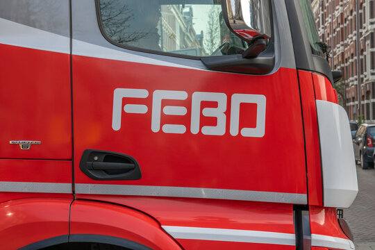 FEBO Company Truck At Amsterdam The Netherlands 2019