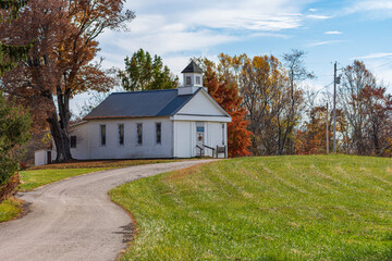 Rural Appalachian country church