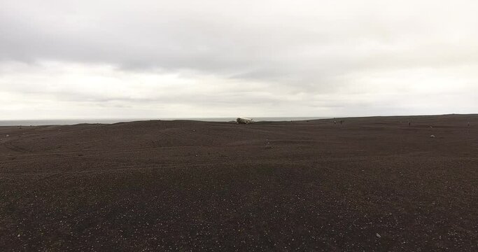 Epave de DC3 sur la c&ocirc;te sud de l'Islande