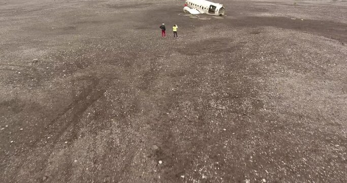 Epave de DC3 sur la c&ocirc;te sud de l'Islande