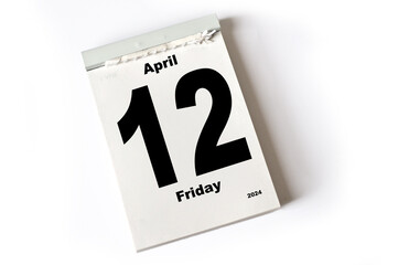 12. April 2024