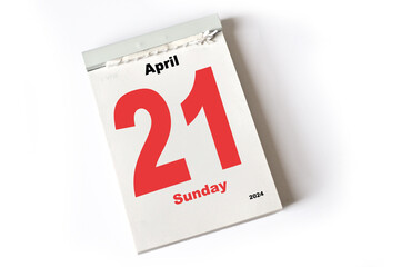 21. April 2024