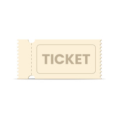 3D admit one ticket isolated