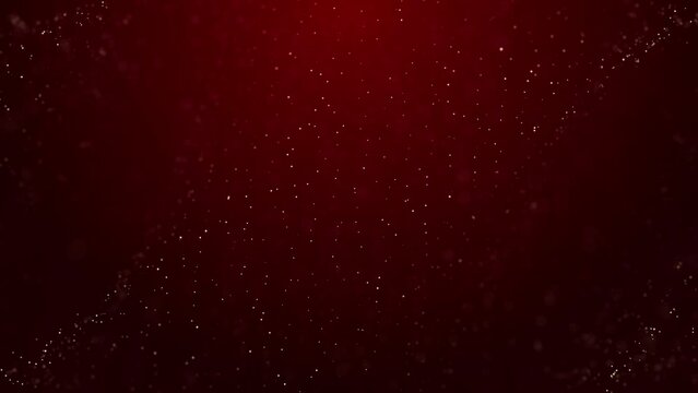 Abstract Particle Red Loop Background
