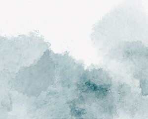 Blue watercolor abstract background. Soft watecolor texture.