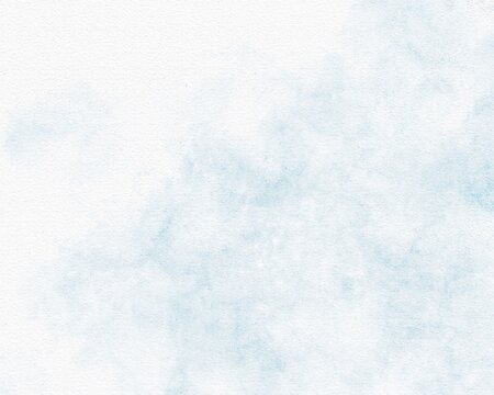 Blue watercolor abstract background. Soft watecolor texture.