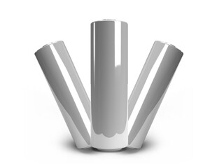 Small AA Battery 3D Illustration Mockup Scene