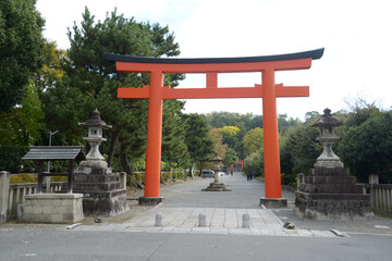 吉田神社　一の鳥居　京都市左京区