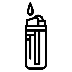lighters camping outdoor activity icon