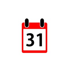 colorful calendar icon, flat style vector illustration. Time and Date related icons set. Calendar reminder different style icon set. 