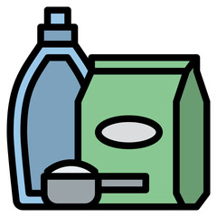 detergent cleaning hygiene icon