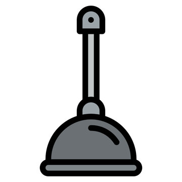 Plunger Cleaning Hygiene Icon