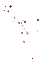 Beautiful hand drawn abstract watercolor red stain	
