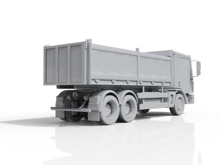 Dump Truck Hi-Detailed Template for Car Branding and Advertising © Supertrooper