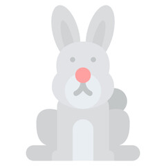 bunny spring season nature icon