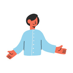 Man character illustration