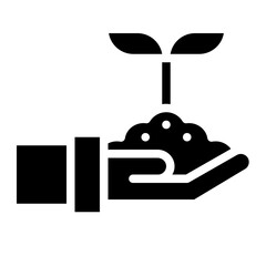 planting spring season nature icon