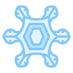 snowflake snow winter season christmas festival icon