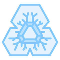 snowflake snow winter season christmas festival icon