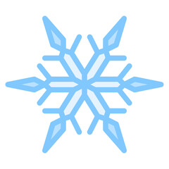 snowflake snow winter season christmas festival icon