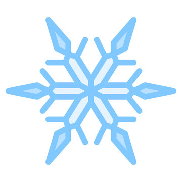 snowflake snow winter season christmas festival icon