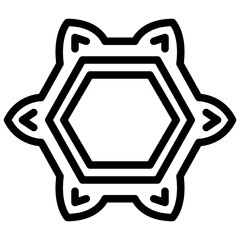 snowflake snow winter season christmas festival icon