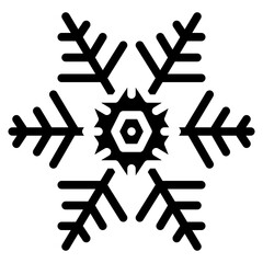 snowflake snow winter season christmas festival icon