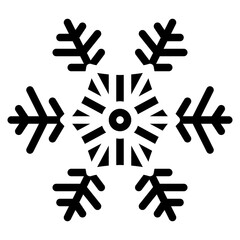snowflake snow winter season christmas festival icon