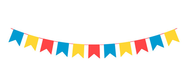 Party Background with Flags PNG