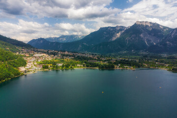 Fototapeta na wymiar Lago di Levico, Trentino, Italy