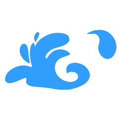 water splash illustration