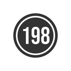 Numeric icon vector design templates