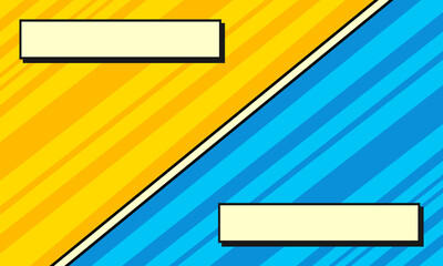 Comic versus battle fight template background