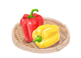 水彩のパプリカ01_2