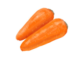 水彩のにんじん02_1