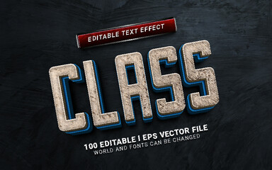 class text effect