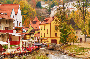 Cesky Krumlov town