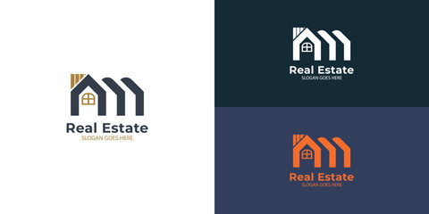 Real Estate Logo Template Outstanding And Modern Design.