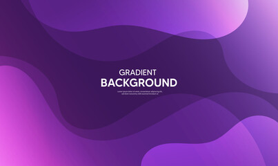 Abstract purple background with wave