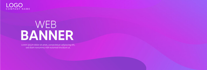 Abstract purple background with wave