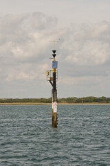 Obraz premium Weather monitoring station, Chichester, England