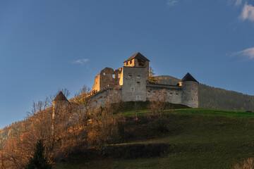 Fototapeta na wymiar Heinfels Castle in Tyrol, Austria