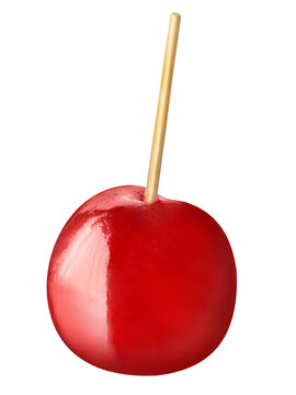 1 Roter Zuckerapfel und Hintergrund transparent