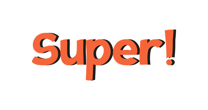 Vector calligraphy lettering illustration. Slogan super on white background. Print for tee, poster.