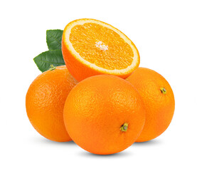 orange fruit isolated on transparent png