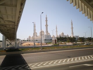 Obraz premium sheikh zayed grand mosque in abu dhabi united arab emirate