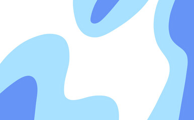 abstract colorful waves, wave background. pastel backdrop, Paper art cartoon abstract waves, blue