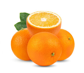 Orange fruit isolated on transparent png
