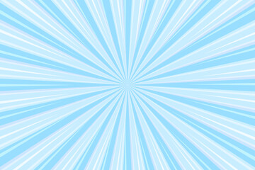 Abstract blue light ray sunburst pattern background vector illustration
