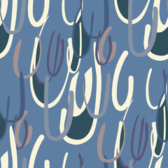 Scribbles Seamless Pattern